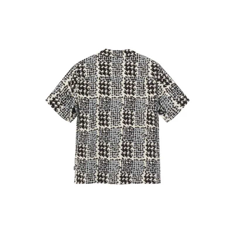 Stussy Hand Drawn Houndstooth Shirt-1