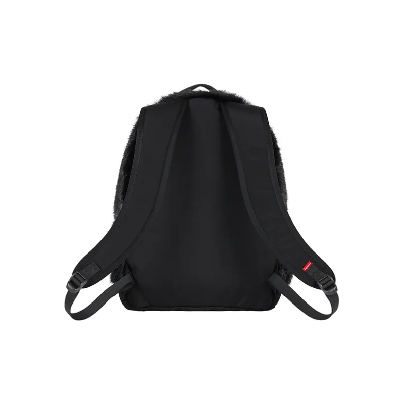 Supreme The North Face Collaboration Fur Backpack Regular Unisex Black-2
