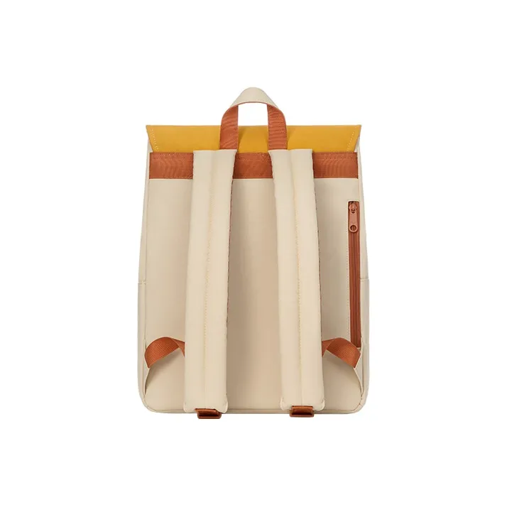 MAH Sheep Cottage Collaboration Polyester Backpack Regular Women's Mustard Yellow-4