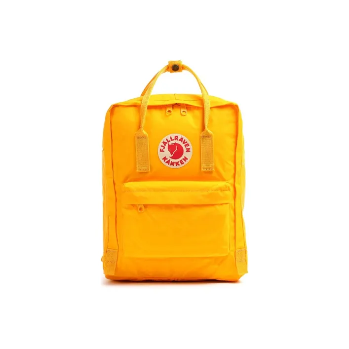 Fjallraven Kanken Vinylon Handbag Backpack Women's Bright Yellow-0