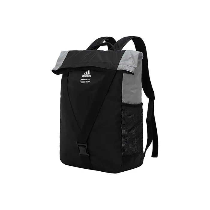 Adidas Polyester Handbag, Laptop Bag, Backpack Regular Unisex Black & Gray Patchwork-0