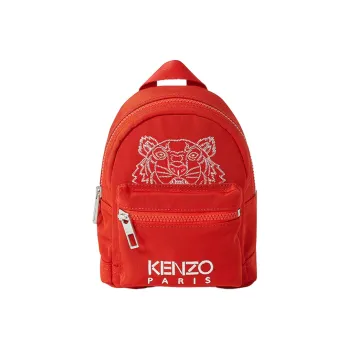 KENZO Canvas Backpack Women's Red