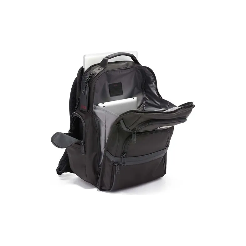 TUMI Alpha 3 Elastic Nylon Backpack Regular Unisex Black-3