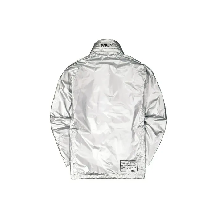 PUMA Jackets Men Silver-1