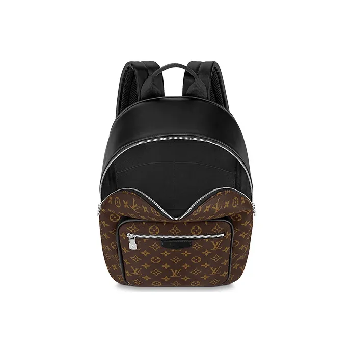 LOUIS VUITTON Josh Backpack Monogram Macassar Brown/Black-2