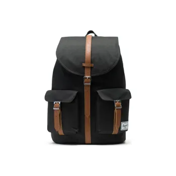 Herschel Synthetic Leather Commuter Bag Laptop Backpack Regular Unisex Black