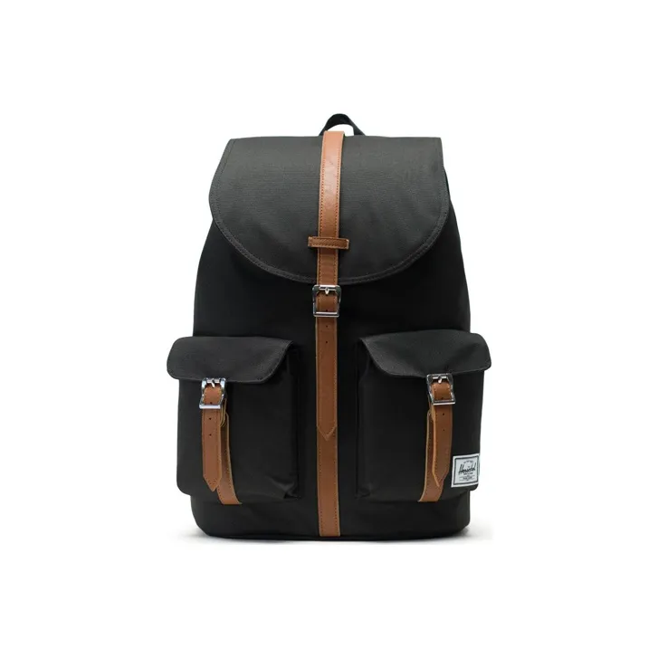 Herschel Synthetic Leather Commuter Bag Laptop Backpack Regular Unisex Black-0