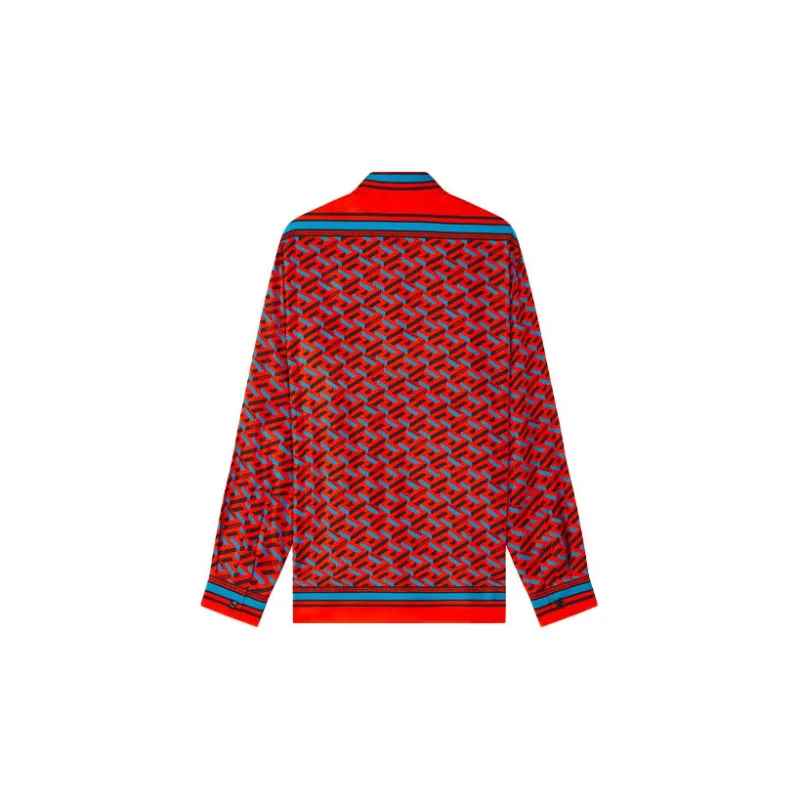 VERSACE Shirts Men Red-1