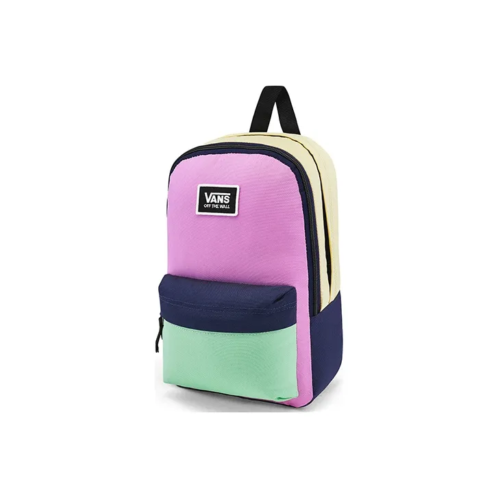 Vans Polyester Backpack Regular Women's Multicolor Pink-4
