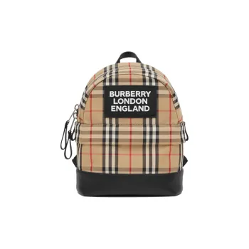 Burberry Nylon Kids' Backpack Regular Kids' Khaki
