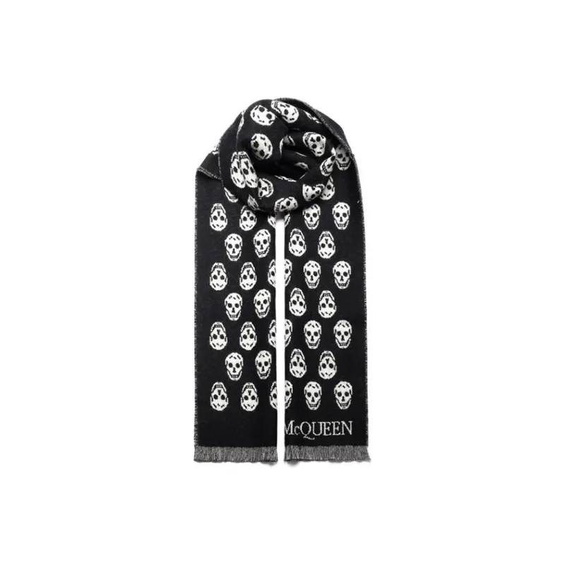 Alexander McQueen Reversible Skull Scarf-0
