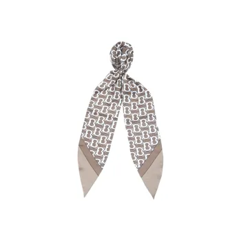 Burberry Silk Scarves Women's Light Olive