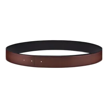 DIOR Leather Belts Unisex Beige Brown