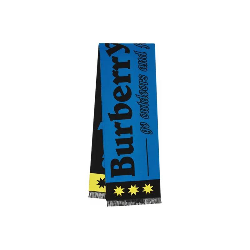 Burberry Logo Jacquard Scarf-0