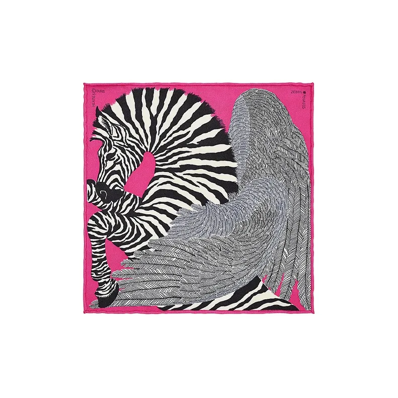 HERMES Silk Scarves Women's Pink-0