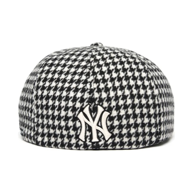 MLB New York Yankees Nylon Polyester Berets Unisex Black White-0