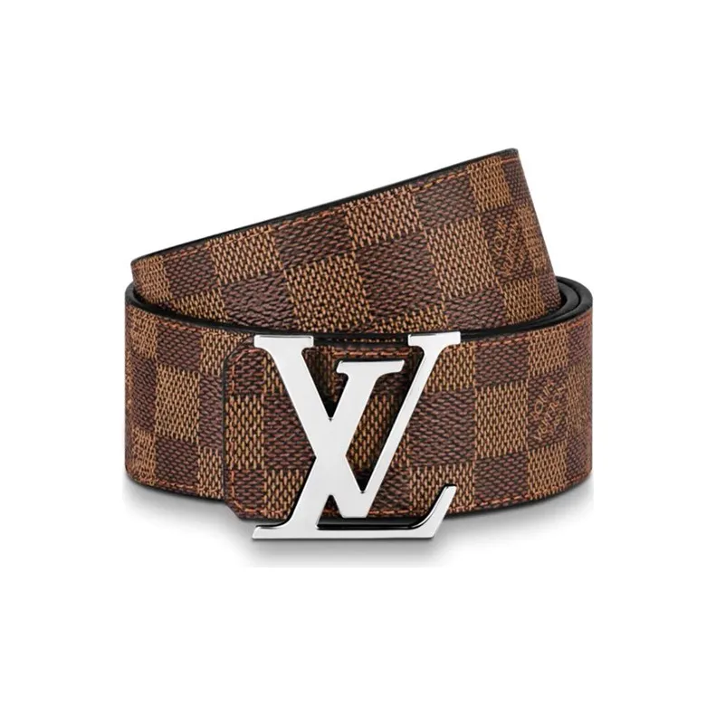 LOUIS VUITTON Initiales Reversible Belt Damier Ebene 40MM-2