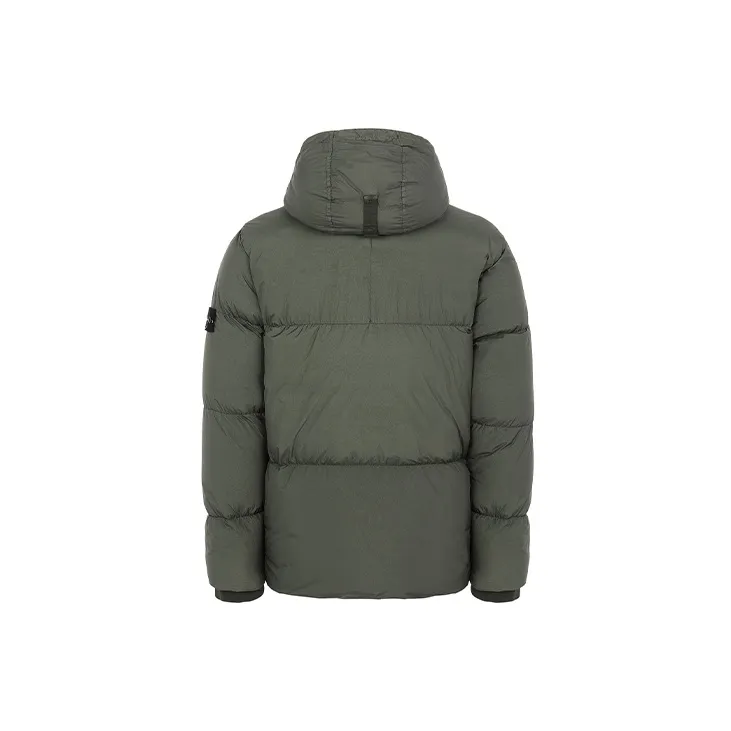 STONE ISLAND Down Jacket Coat Men's Moss Green-1