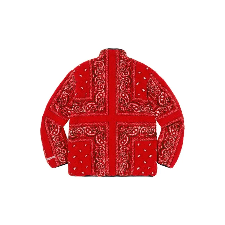 Supreme Reversible Bandana Fleece Jacket-1