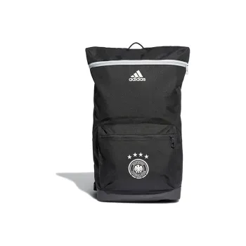 Adidas Recycled Polyester Plain Weave Fabric Sports Backpack Regular Unisex Charcoal Black