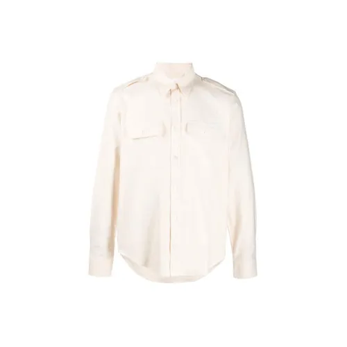 Helmut Lang Shirts Men Light Brown