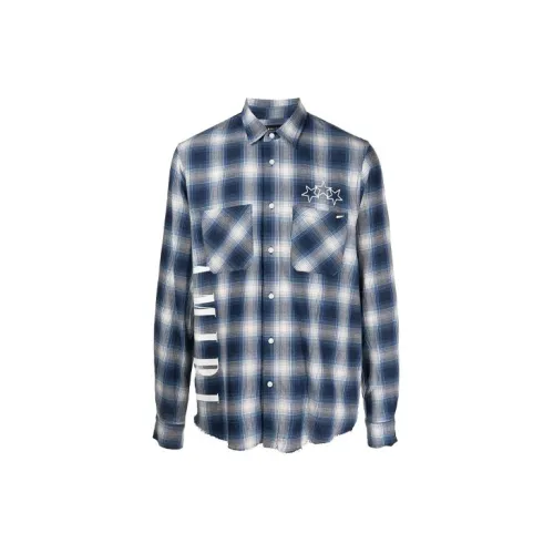 AMIRI Shirts Men Blue