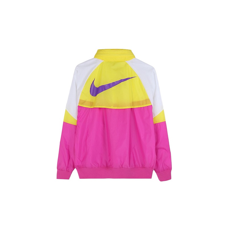 Nike pink and yellow windbreaker best sale