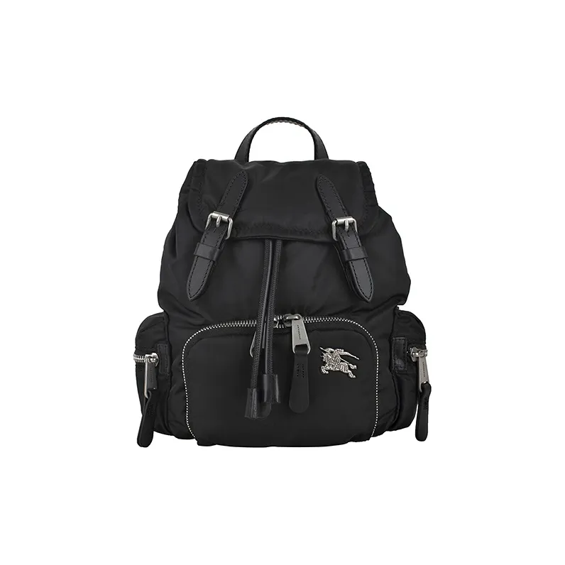Burberry Canvas Backpack Unisex Black-0