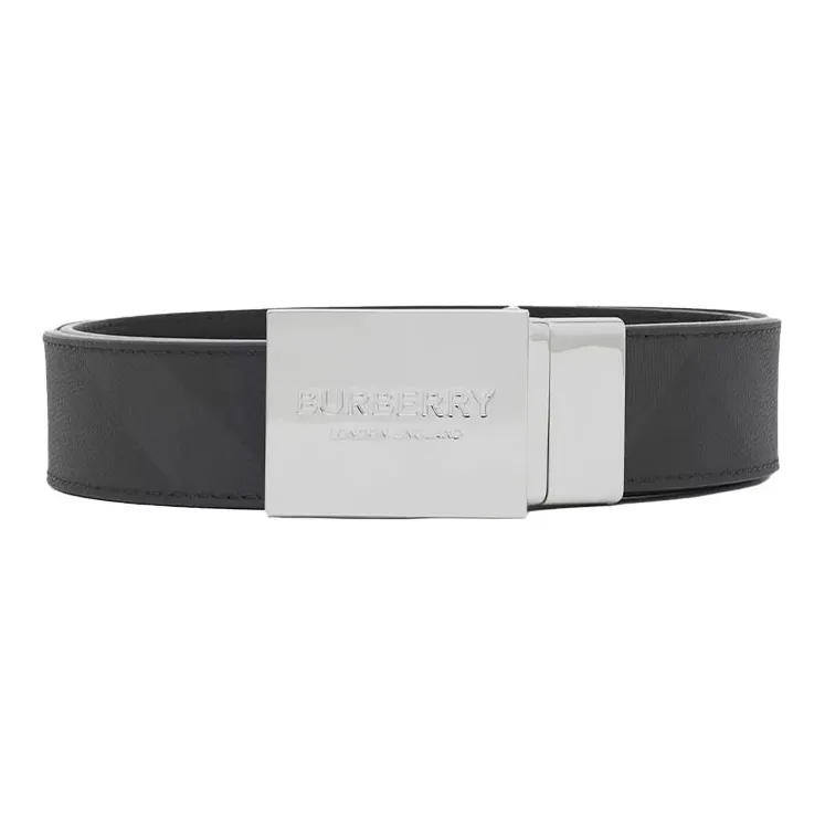 Burberry London PU Polyurethane Leather Belts Men's 3.5cm-2