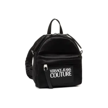 VERSACE JEANS COUTURE Fabric Backpack Mini Women's Black