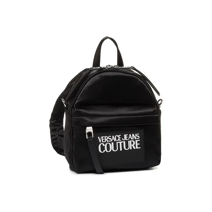 VERSACE JEANS COUTURE Fabric Backpack Mini Women's Black-0