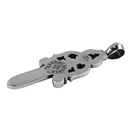 Chrome Hearts 925 Sterling Silver Pendants Unisex-6