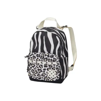 Converse Polyester Backpack Regular Unisex Zebra Print Color