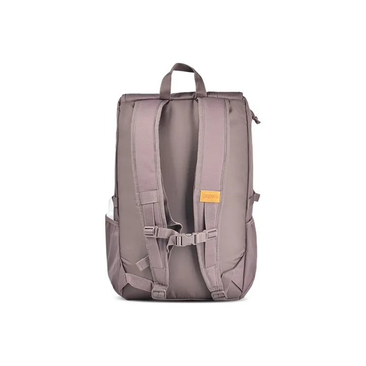 JanSport Polyester Backpack Unisex Gray Pink-3
