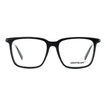 MONTBLANC Plate Frame Round Eyeglass Frames Unisex European Version Black