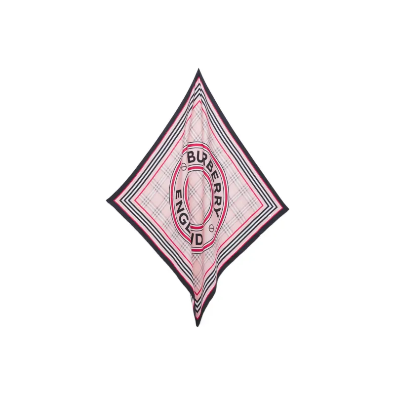 Burberry Silk Scarves Women's Rouge Red-1