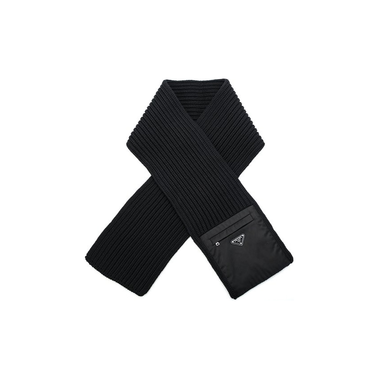PRADA Shaker Knit Scarf - POIZON