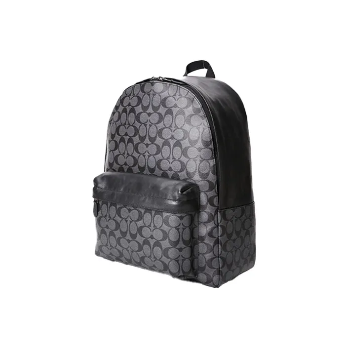 COACH Charles PVC Backpack Large Size Women's Advanced Gray-1