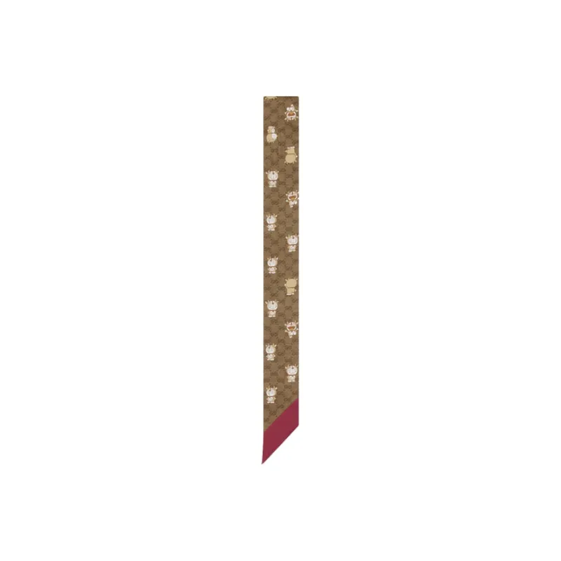 GUCCI Silk Scarves Unisex-1