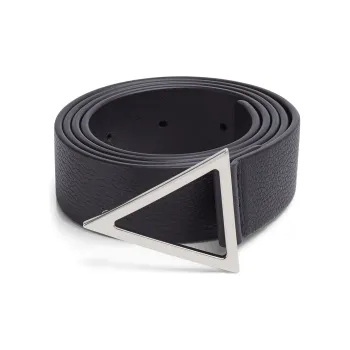 Bottega Veneta Leather Belts Men Black