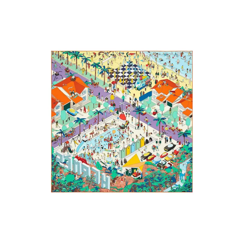 HERMES Silk Scarves Women's-0