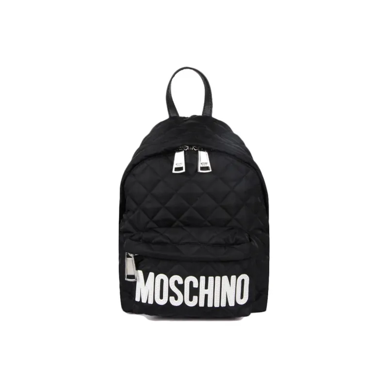 MOSCHINO Nylon Fabric Backpack Small Size Women's Black-0