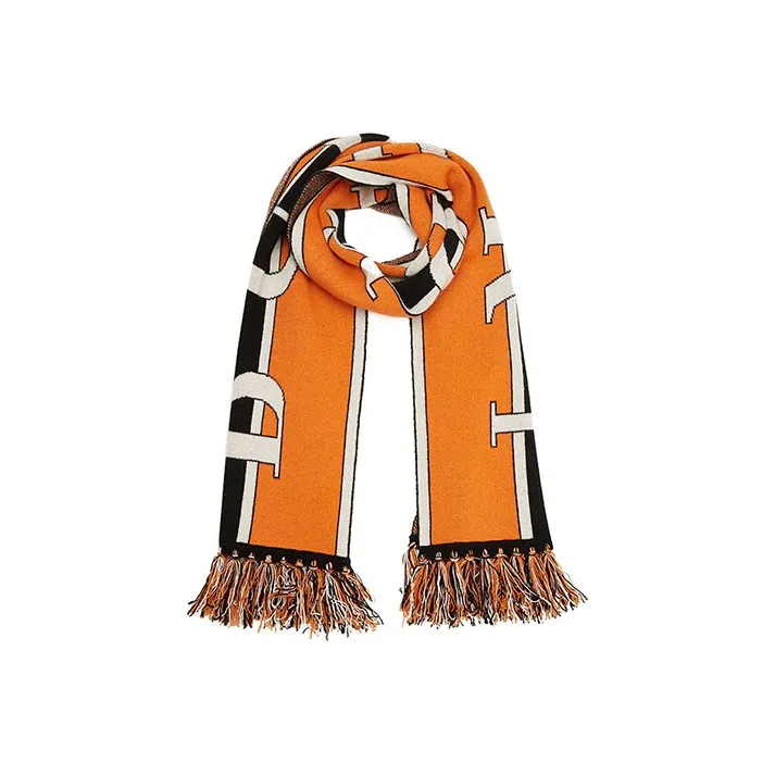 Burberry Logo Football Cashmere Scarf-2