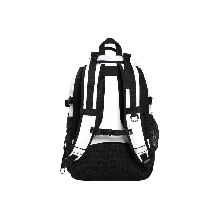 FILA Nylon Backpack Regular Unisex Black White-1