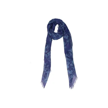 VERSACE Knit Scarves Women's Blue