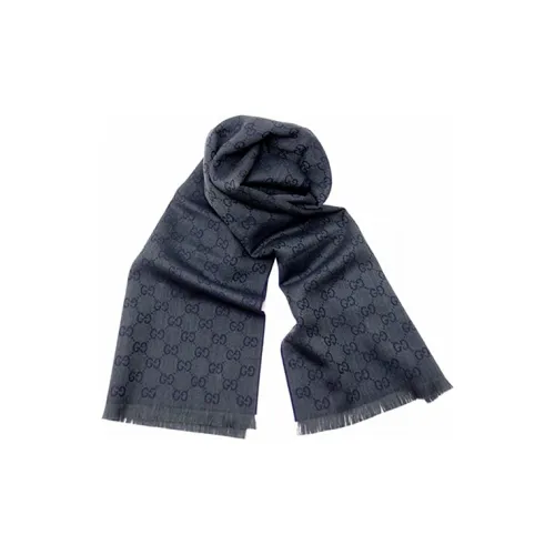 GUCCI GG Pattern Wool scarf