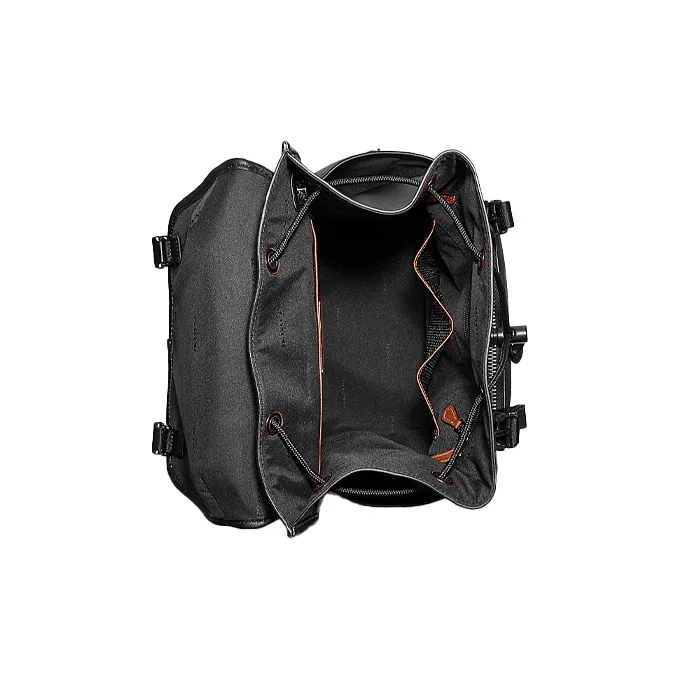 COACH League Cow Leather Travel Bag Backpack Tubas Men's Black-2