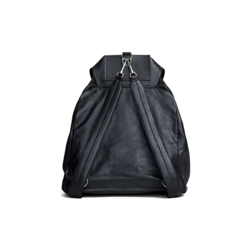 CELINE Smooth Cow Leather Backpack Medium Size Men's Black-2