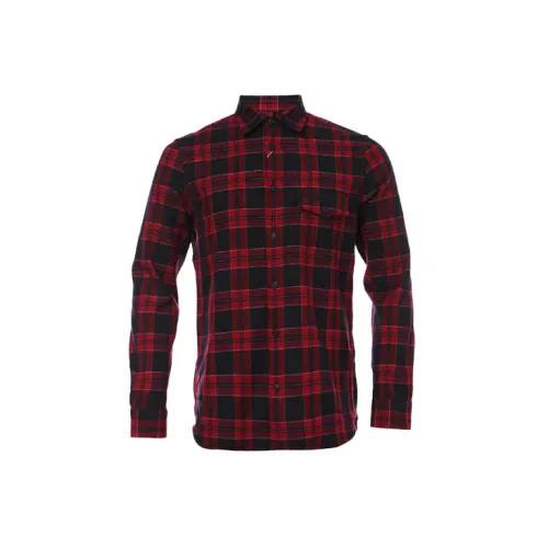 Burberry Shirts Men Red