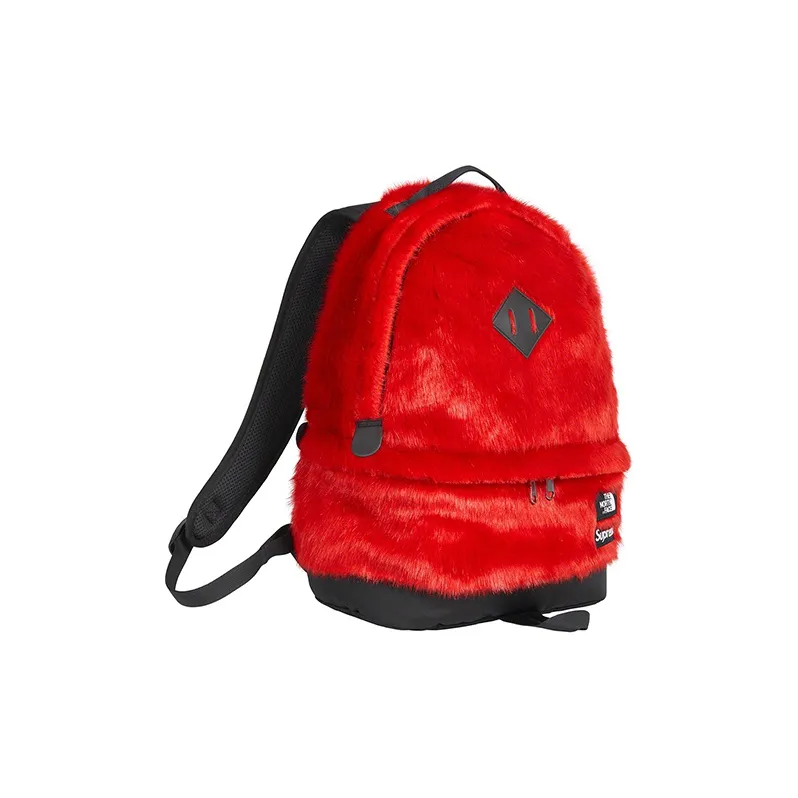 Supreme The North Face Collaboration Fur Backpack Regular Unisex Black-8